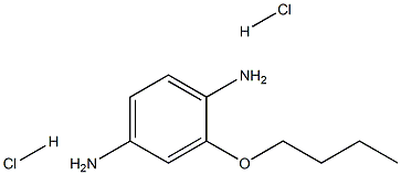 2-N-BUTOXY-1,4-PHENYLENEDIAMINEDIHYDROCHLORIDE Struktur