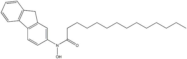 N-HYDROXY-N-MYRISTOYL-2-AMINOFLUORENE Struktur