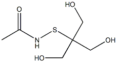 N-TRIMETHYLOLMETHYL-MERCAPTOACETAMIDE Struktur