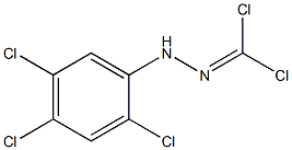 PHOSGENE(2,4,5-TRICHLOROPHENYL)HYDRAZONE Struktur