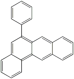 6-PHENYL-1,2-BENZANTHRACENE Struktur