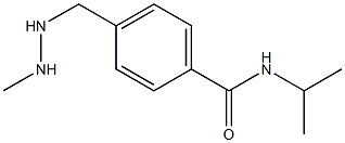 PARA-(N'-METHYLHYDRAZINOMETHYL)-N-ISOPROPYLBENZAMIDE Struktur