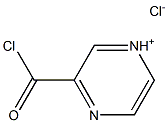 2-CHLOROCARBONYLPYRAZINIUMCHLORIDE Struktur