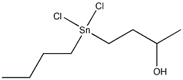 N-BUTYL(3-HYDROXYBUTYL)TINDICHLORIDE Struktur