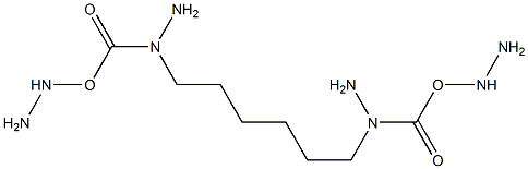 1,6-HEXANEDICARBOXYLDIHYDRAZIDE Struktur