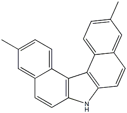 3,11-DIMETHYL-7H-DIBENZO(C,G)CARBAZOLE Struktur