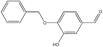 Benzaldehyde, 3-hydroxy-4-benzyloxy- Struktur