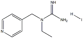 N-ETHYL-N-(PYRIDIN-4-YLMETHYL)GUANIDINE HYDROIODIDE Struktur