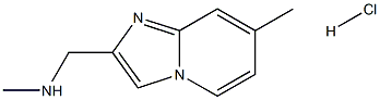 2-(N-Methylaminomethyl)-7-methylimidazo[1,2-a]pyridinehydrochloride Struktur