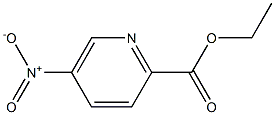 Ethyl5-nitro-2-pyridinecarboxylate Struktur