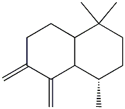 1,1,4a-trimethyl-5,6-dimethylidene-decalin Struktur