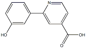 6-(3-Hydroxyphenyl)-isonicotinic acid Struktur