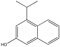 4-propan-2-ylnaphthalen-2-ol Struktur