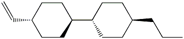 1-Propyl- trans -4-(trans-4-vinylcyclohexyl) Cyclohexane Struktur