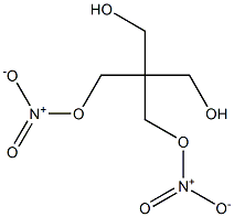 [2,2-bis(hydroxymethyl)-3-nitrooxy-propyl] nitrate Struktur