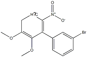 (3-Bromo-phenyl)-(4,5-dimethoxy-2-nitro-phenyl)- Struktur