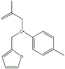 Furan-2-ylmethyl-(3-methyl-1-p-tolyl-but-3-enyl)- Struktur