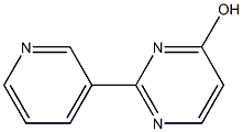 2-pyridin-3-ylpyrimidin-4-ol Struktur