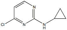 4-chloro-N-cyclopropylpyrimidin-2-amine Struktur