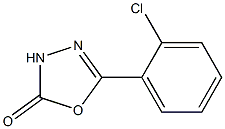 5-(2-chlorophenyl)-1,3,4-oxadiazol-2(3H)-one Struktur