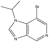 7-bromo-1-(1-methylethyl)-1H-imidazo[4,5-c]pyridine Struktur