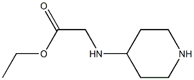 ethyl (piperidin-4-ylamino)acetate Struktur