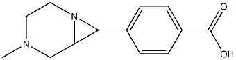 4-((4-Methylpiperazinyl-1-yl)methyl)benzoic
acid Struktur