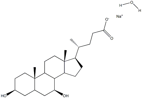 URSODEOXYCHOLIC ACID SODIUM SALT HYDRATE Struktur