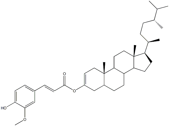 Campesteryl ferulate Struktur