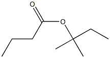 1,1-dimethylpropyl butanoate Struktur