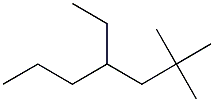 2,2-dimethyl-4-ethylheptane Struktur