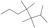 2,3,3,4,4-pentamethylheptane Struktur