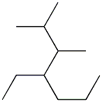 2,3-dimethyl-4-ethylheptane Struktur