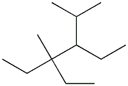 2,4-dimethyl-3,4-diethylhexane Struktur