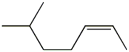 6-methyl-cis-2-heptene Struktur