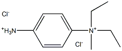 METHYL N,N-DIETHYL-P-PHENYLENEDIAMMONIUM DICHLORIDE Struktur