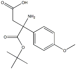 BOC-3-AMINO-3-(4-METHOXYPHENYL)-PROPIONIC ACID Struktur