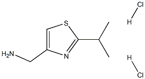 4-(AMINOMETHYL)-2-ISOPROPYLTHIAZOLE DIHYDROCHLORIDE Struktur