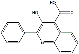 3-HYDROXY-2-PHENYL-4-QUINOLINE CARBOXYLIC ACID Struktur