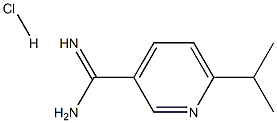 6-ISOPROPYLPYRIDINE-3-CARBOXAMIDINE HYDROCHLORIDE Struktur