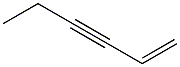 2-ethyl-1-vinylacetylene Struktur