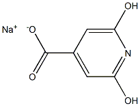 sodium citrazinate Struktur