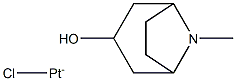 tropine chloroplatinate Struktur