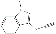 N-METHYL-3-(CYANOMETHYL) INDOLE Struktur