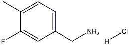 3-FLUORO-4-METHYLBENZYLAMINE Hydrochloride Struktur