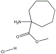 METHYL 1-AMINOCYCLOHEPTANECARBOXYLATE HYDROCHLORIDE Struktur