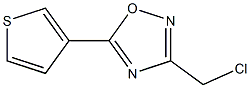 3-(CHLOROMETHYL)-5-THIEN-3-YL-1,2,4-OXADIAZOLE Struktur