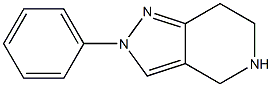 2-PHENYL-4,5,6,7-TETRAHYDRO-2H-PYRAZOLO[4,3-C]PYRIDINE Struktur