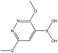 3,6-DIMETHOXY-4-PYRIDAZINYLBORONIC ACID, 98% Struktur