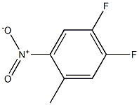 4,5-DIFLUORO-2-NITROTOLUENE 97% Struktur